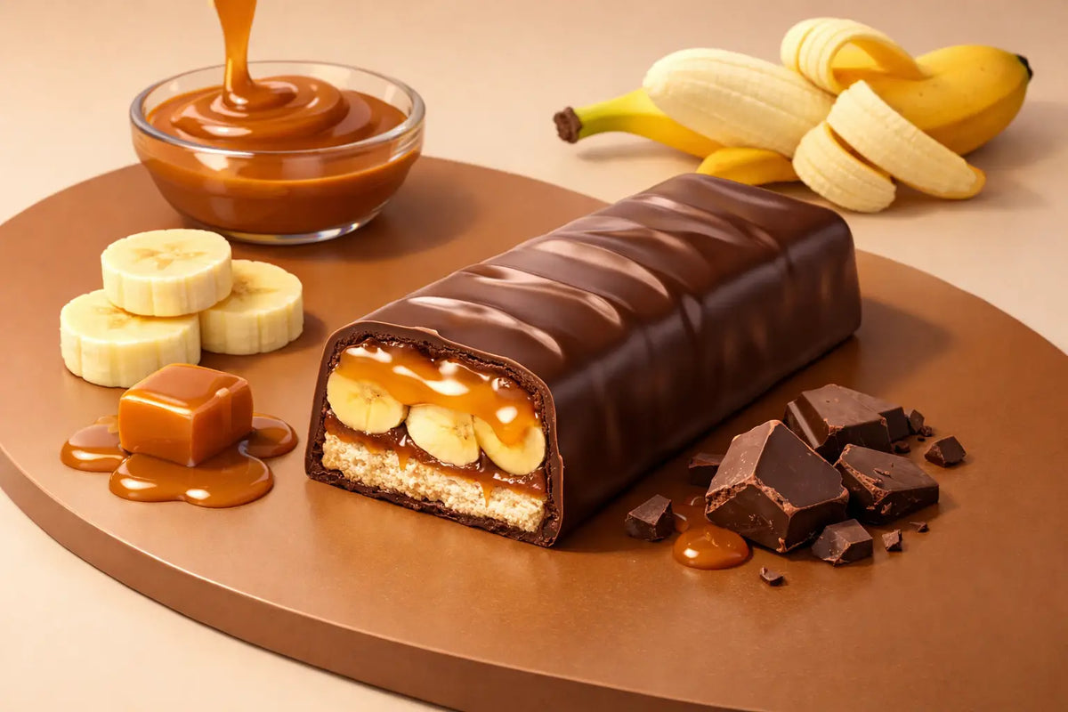 Banana Caramel Chocolate Bar Done Right