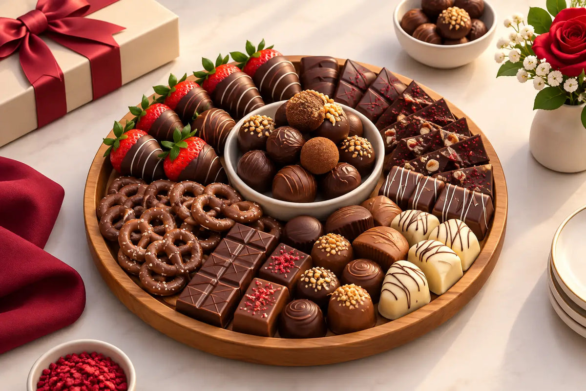 How to Arrange Chocolate Platters That Feel Special