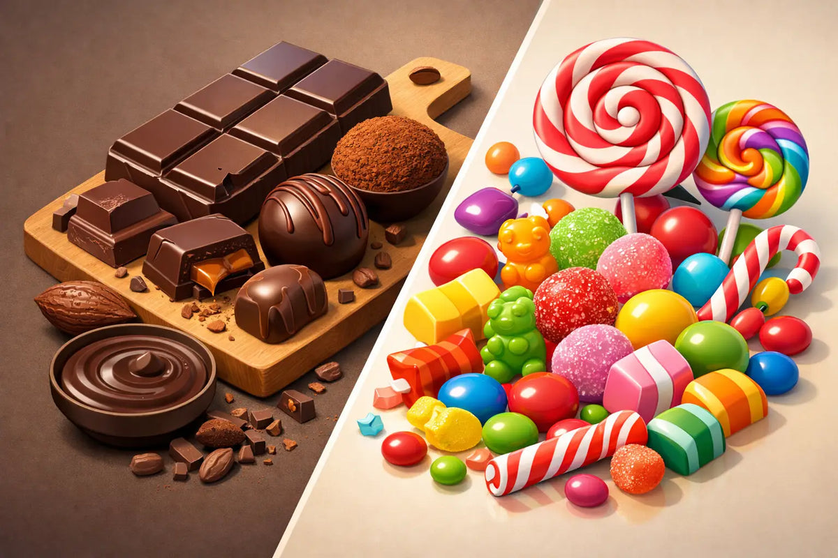 Artisan Chocolate vs Candy: What Sets Them Apart?